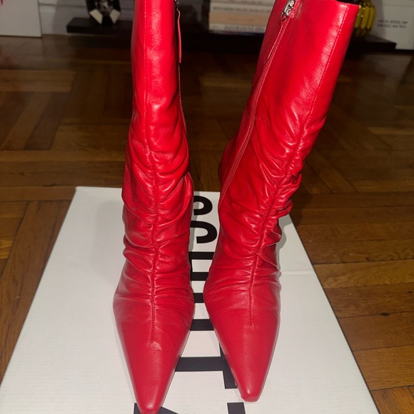 SCHUTZ LYNN Boots… Slouchy Design and Pointed Toe - Picture 2 of 7